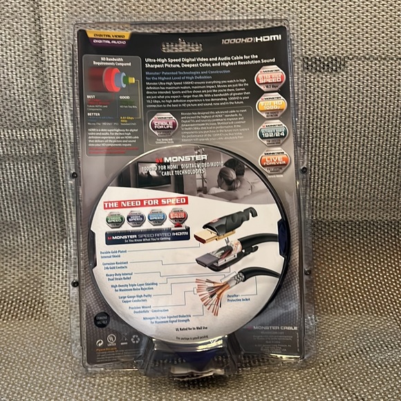 Monster Cable 1000HD for HDMI - 4 Meters - Picture 2 of 2